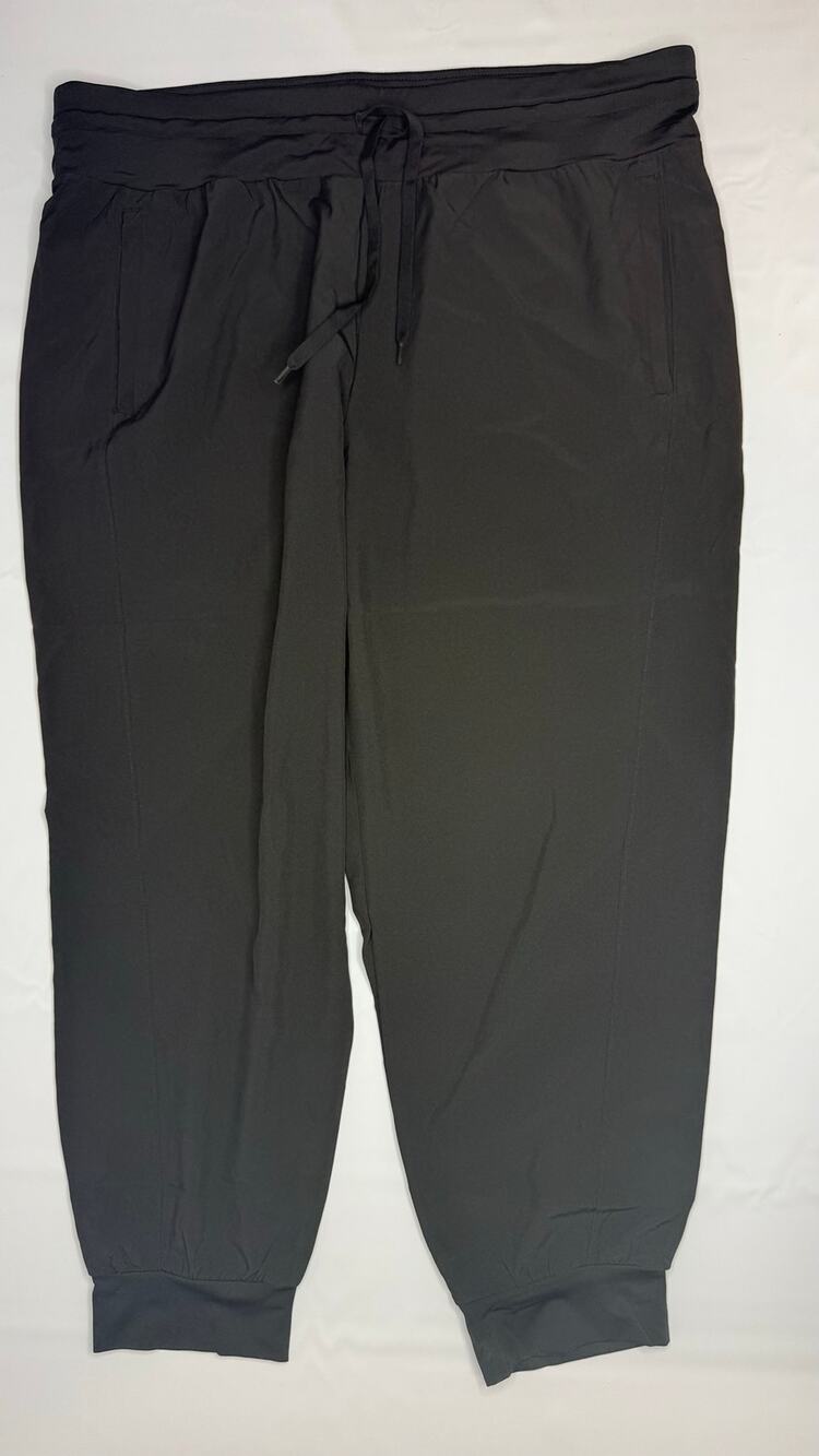 RBX Live Life Active Black Cropped Jogger Pants Drawstring Women’s XL NWOT
